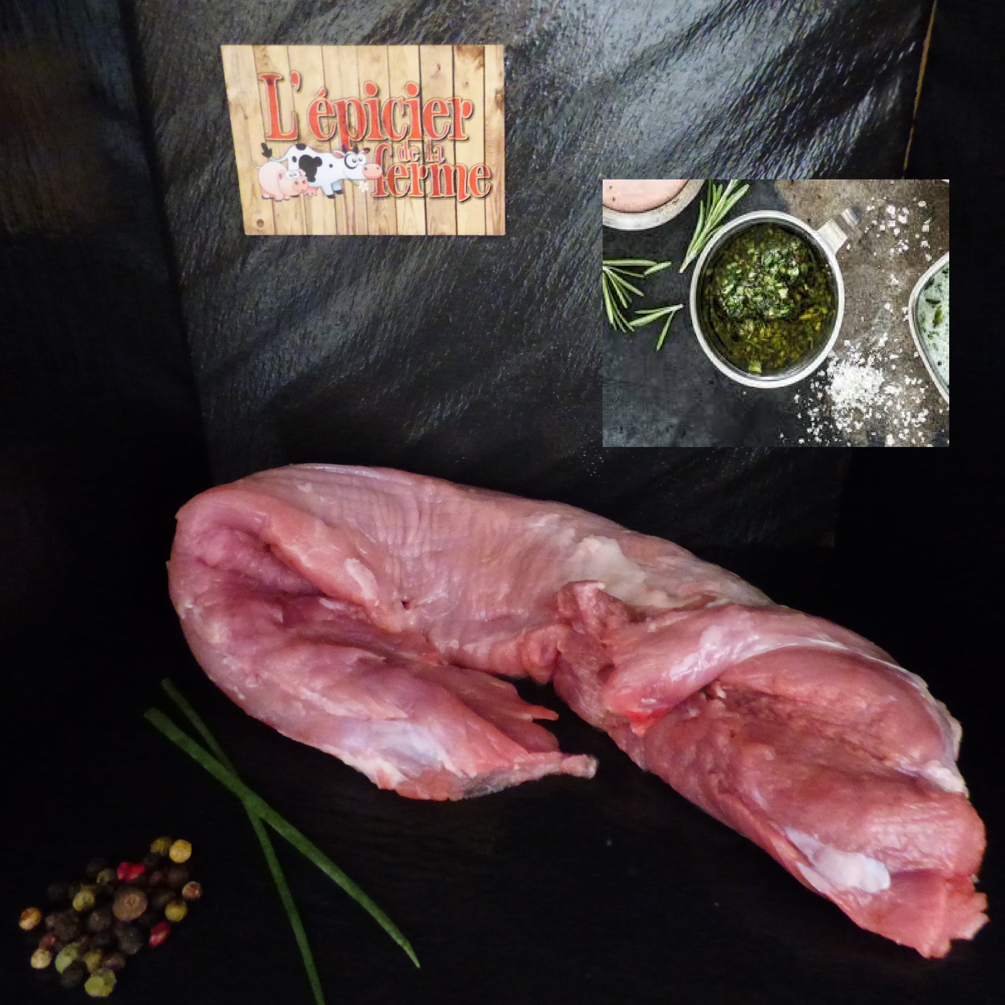 Filet mignon de porc aux herbes