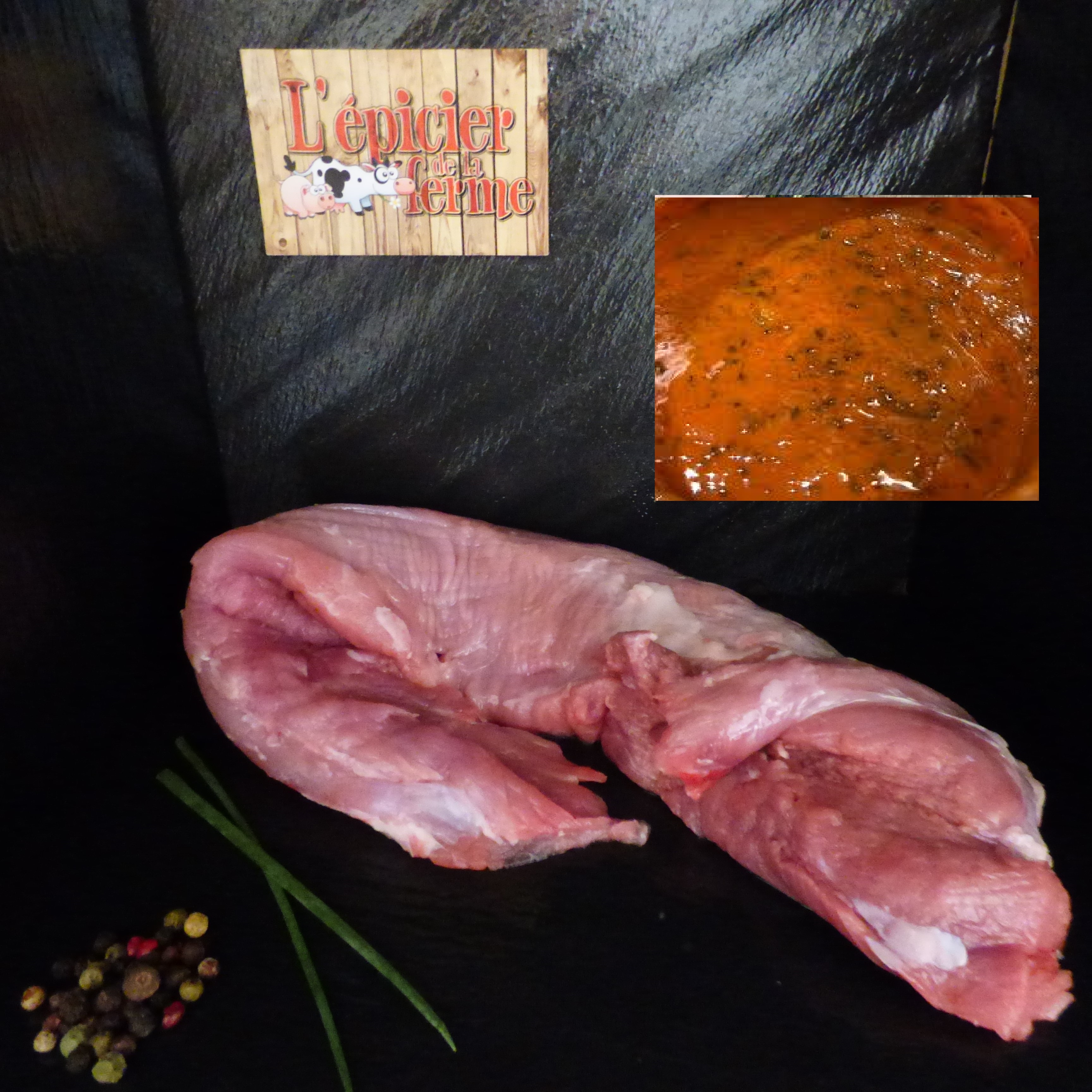 Filet mignon de porc à la provencale